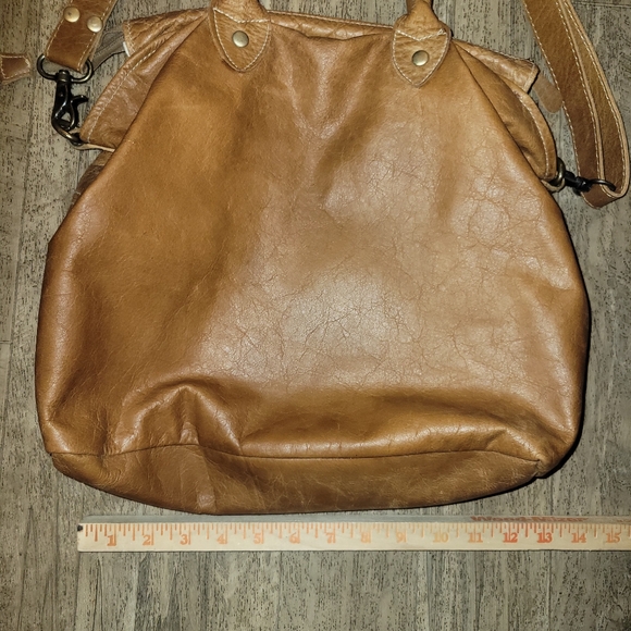 Myra Bags Button and Stitches Leather Tote Bag - Picture 8 of 15